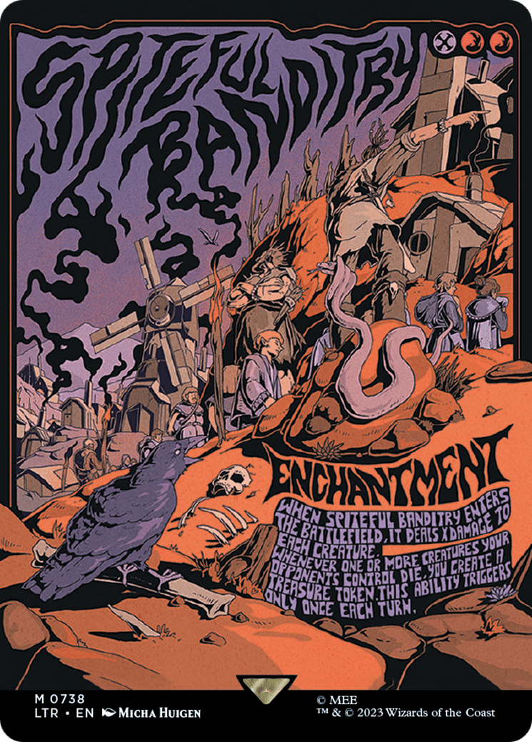 Spiteful Banditry (Borderless Poster) [The Lord of the Rings: Tales of Middle-Earth] Foil