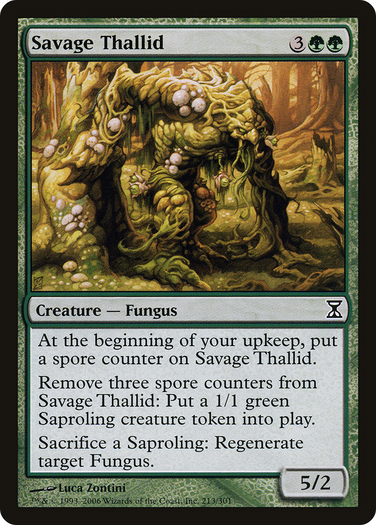 Savage Thallid (213) - Time Spiral