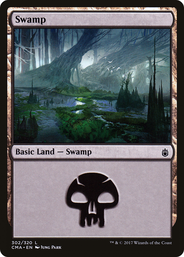 Swamp (302) [Commander Anthology] | Silver Goblin