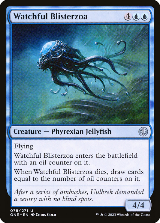 Watchful Blisterzoa [Phyrexia: All Will Be One] Foil