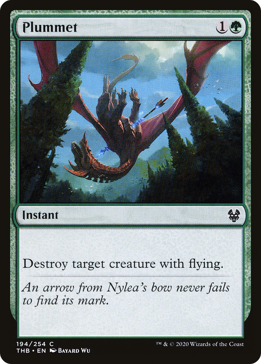 Plummet [Theros Beyond Death] Foil