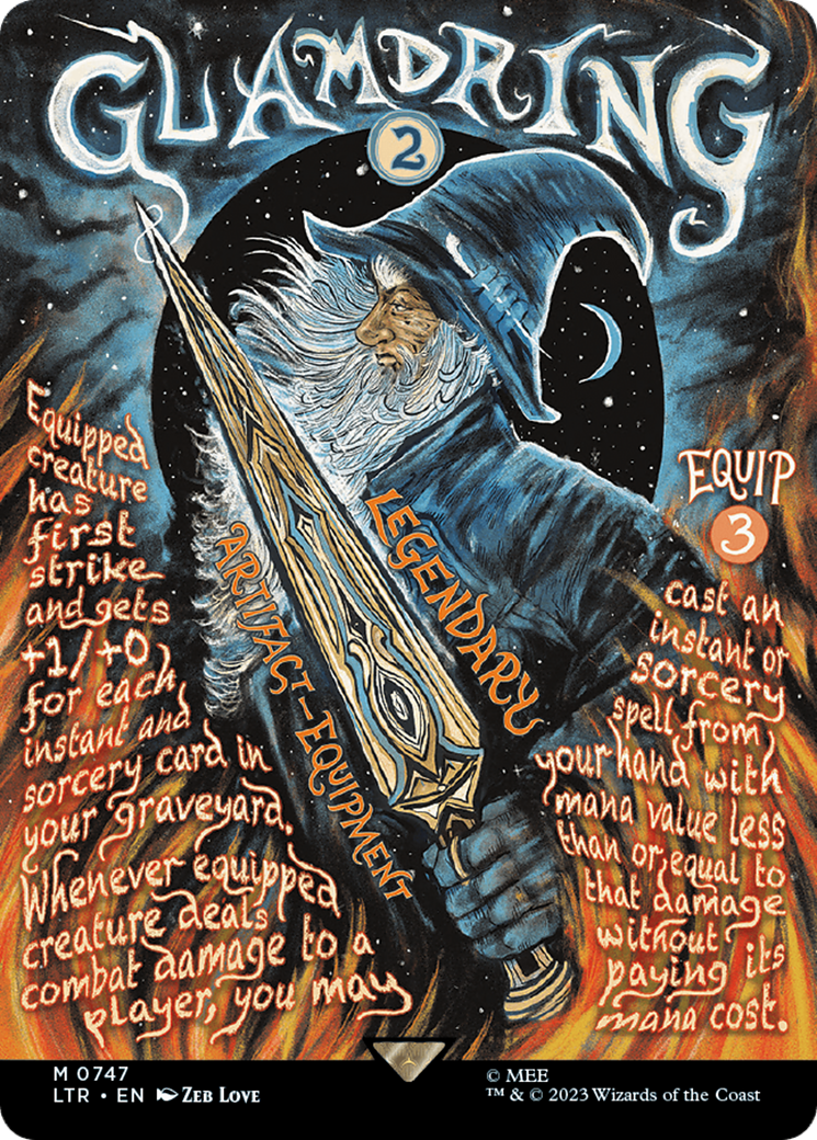 Glamdring (Borderless Poster) [The Lord of the Rings: Tales of Middle-Earth] Foil