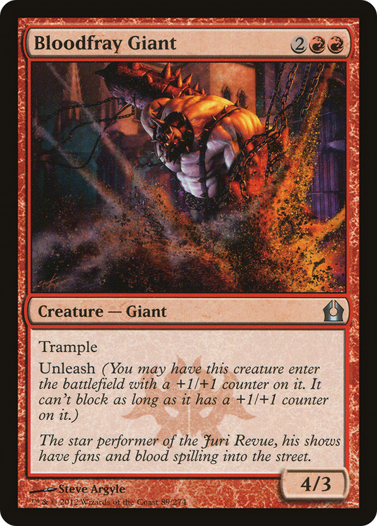 Bloodfray Giant [Return to Ravnica] Foil