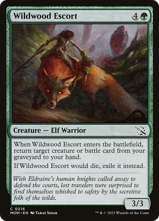 Wildwood Escort [March of the Machine] Foil