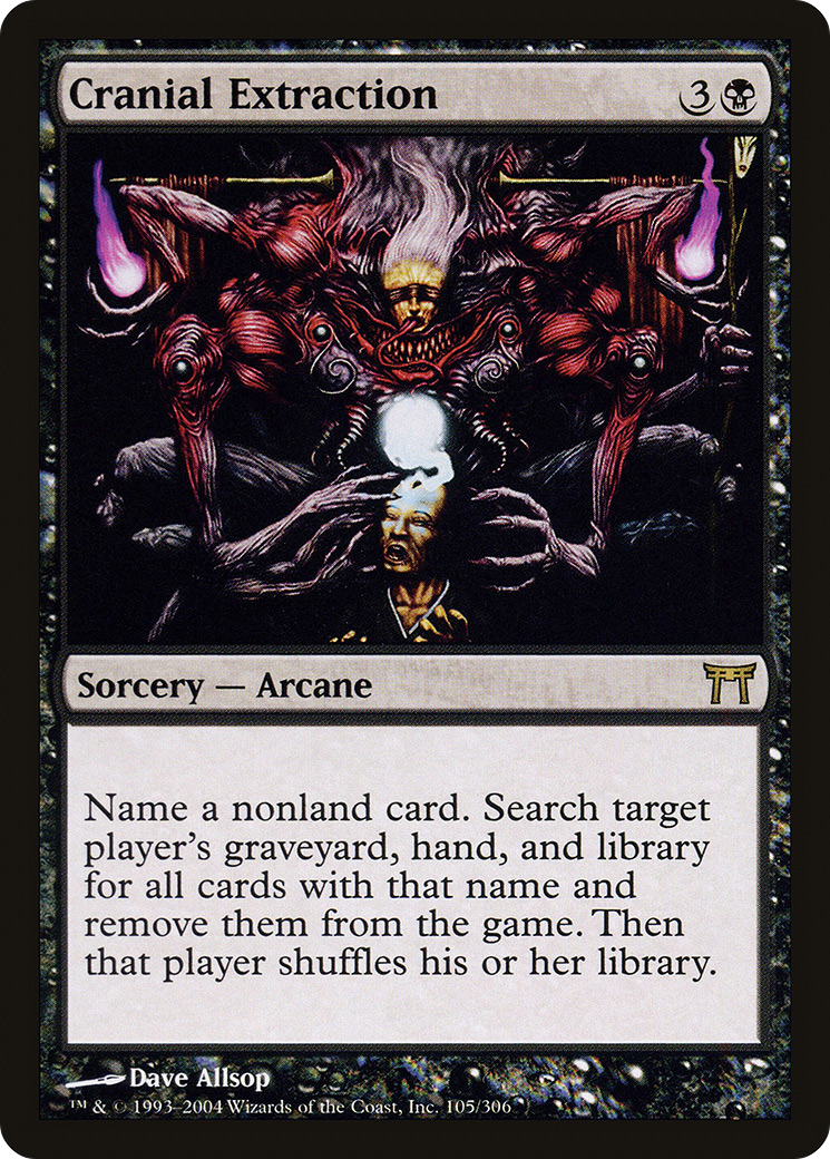 Cranial Extraction [Champions of Kamigawa] Foil