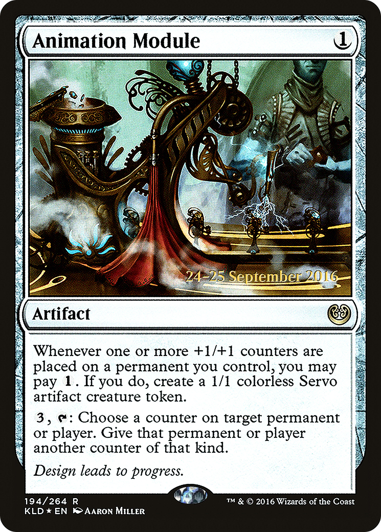 Animation Module [Kaladesh Prerelease Promos] | Silver Goblin