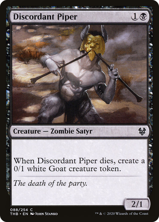Discordant Piper [Theros Beyond Death] Foil