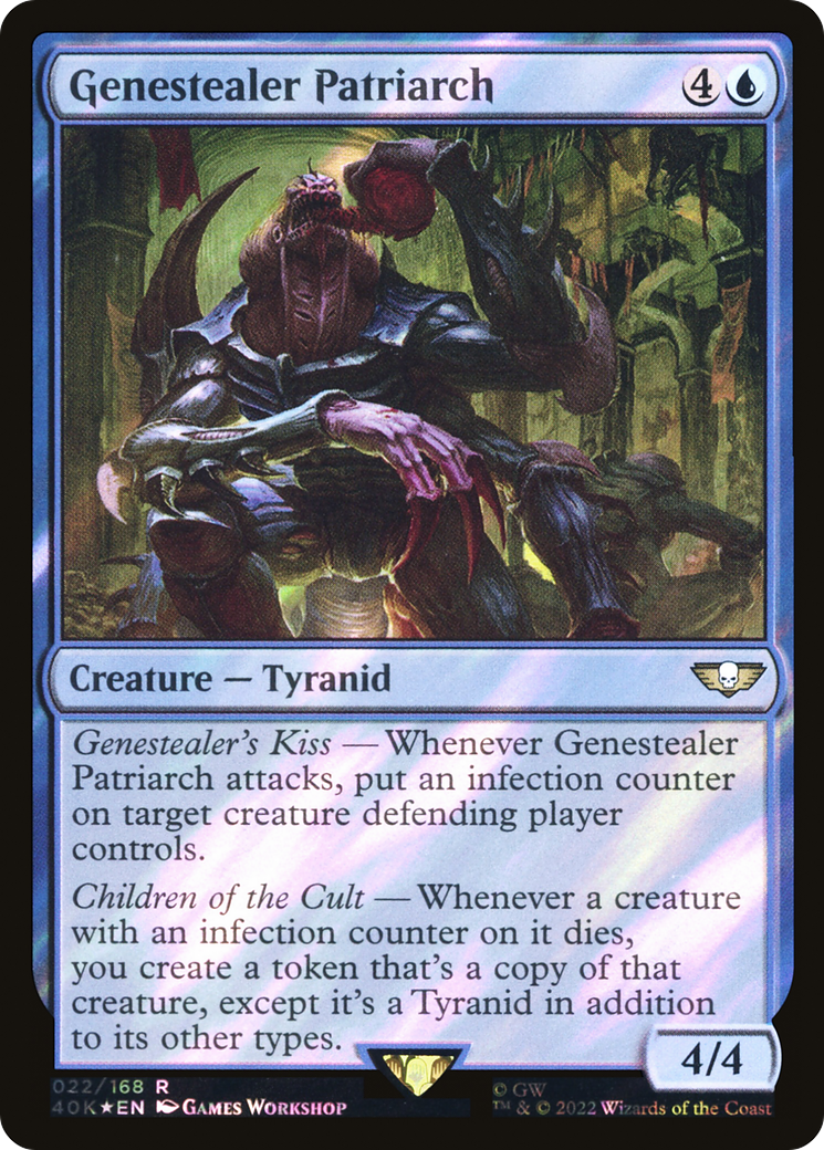 Genestealer Patriarch (022) Surge Foil - Warhammer 40,000 Commander