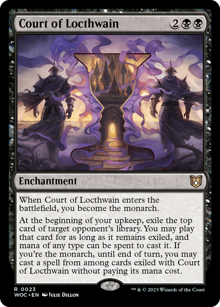 Court of Locthwain [Wilds of Eldraine Commander] Foil