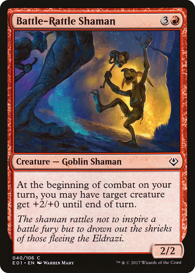 Battle-Rattle Shaman [Archenemy: Nicol Bolas] | Silver Goblin