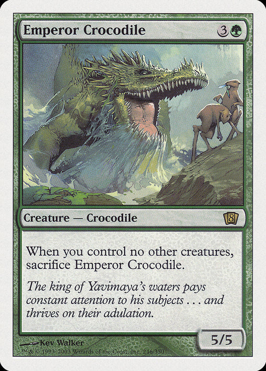 Emperor Crocodile [Eighth Edition] Foil