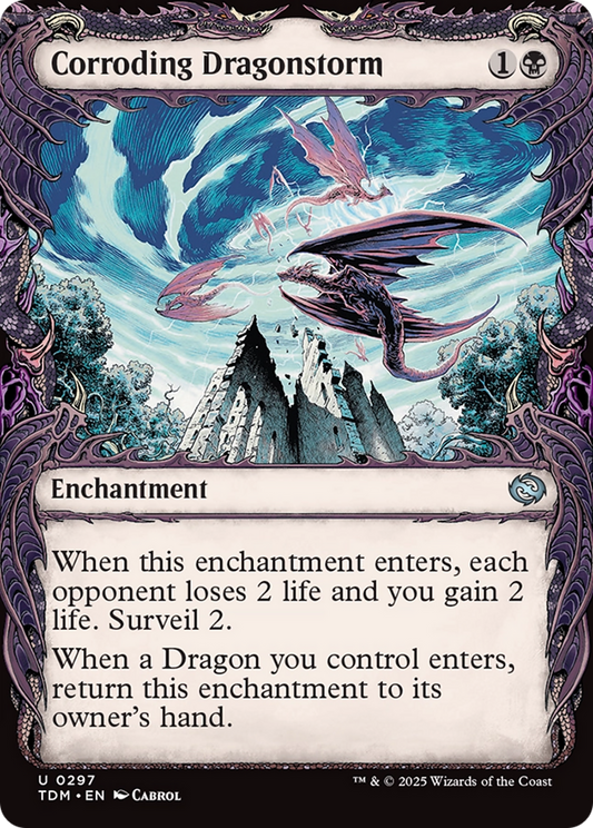 Corroding Dragonstorm (Showcase) (297) - Tarkir: Dragonstorm