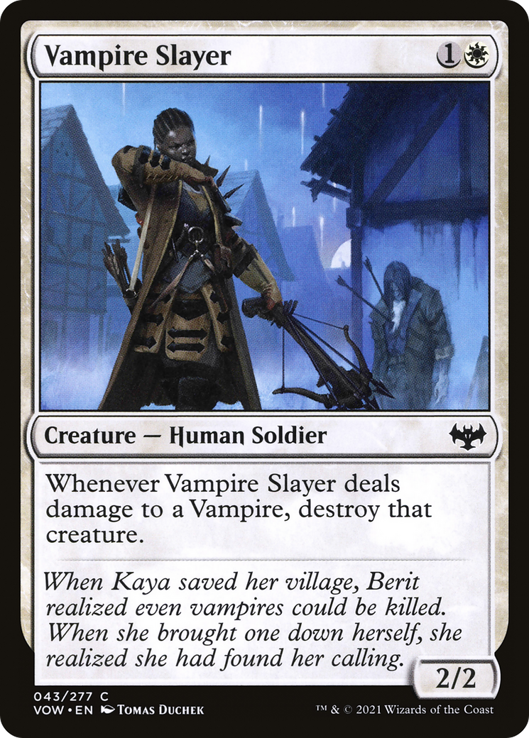 Vampire Slayer (043) Foil - Innistrad: Crimson Vow