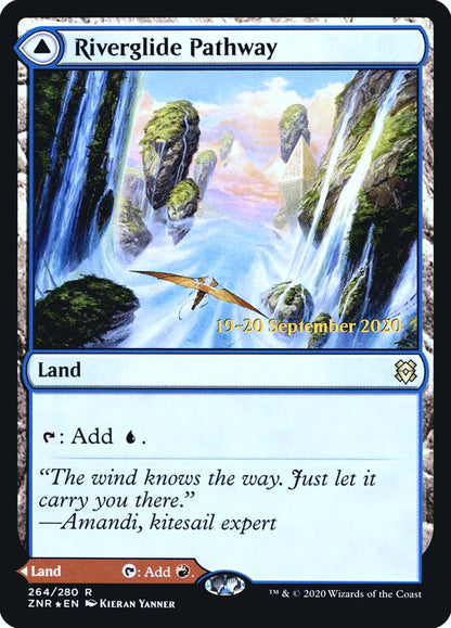 Riverglide Pathway (264) Foil - Zendikar Rising Promos
