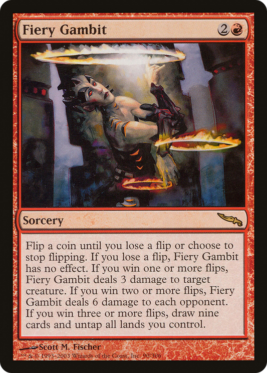 Fiery Gambit [Mirrodin] Foil