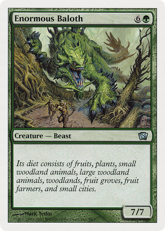 Enormous Baloth [Eighth Edition] Foil