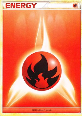 Fire Energy (2010 Unnumbered HGSS Style) [League & Championship Cards] | Silver Goblin