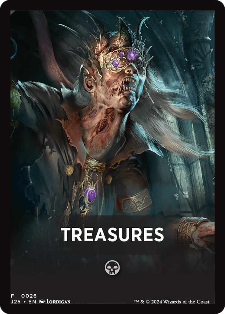 Treasures Theme Card [Foundations Jumpstart Front Cards] | Silver Goblin