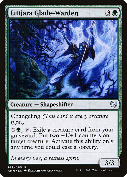 Littjara Glade-Warden [Kaldheim] Foil