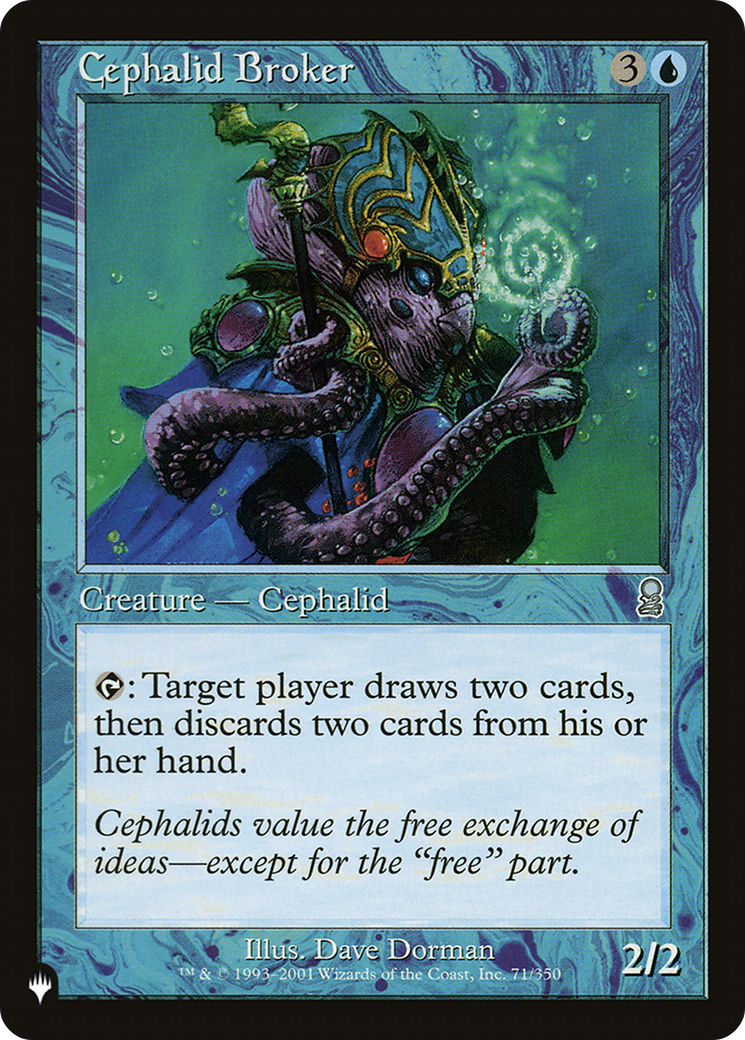 Cephalid Broker [The List Reprints] | Silver Goblin