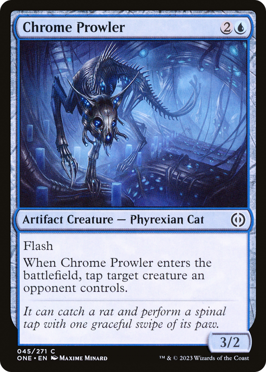 Chrome Prowler [Phyrexia: All Will Be One] Foil