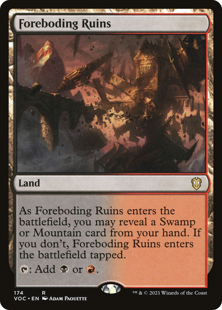 Foreboding Ruins [Innistrad: Crimson Vow Commander]