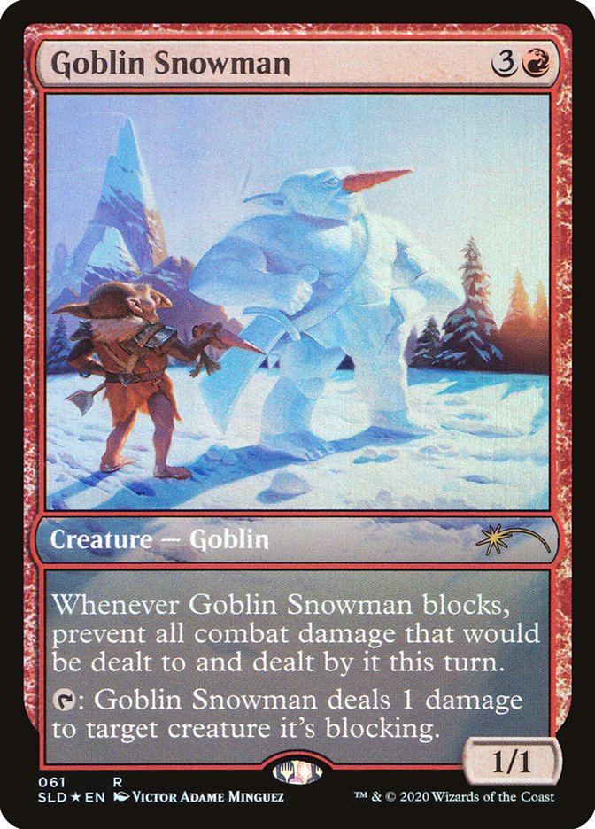 Goblin Snowman [Secret Lair Drop Series] | Silver Goblin