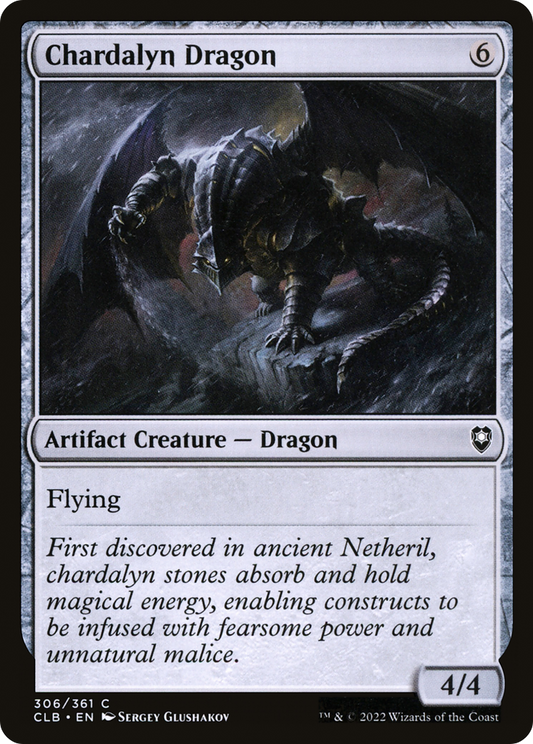 Chardalyn Dragon [Commander Legends: Battle for Baldur's Gate] Foil