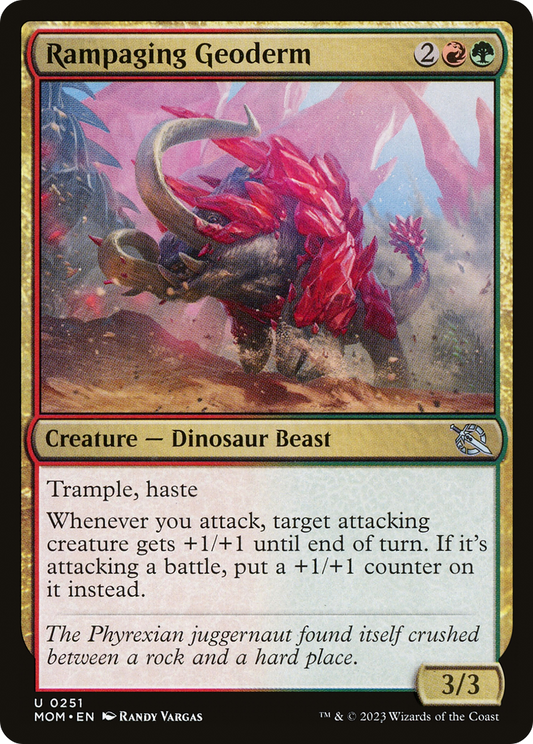 Rampaging Geoderm [March of the Machine] Foil