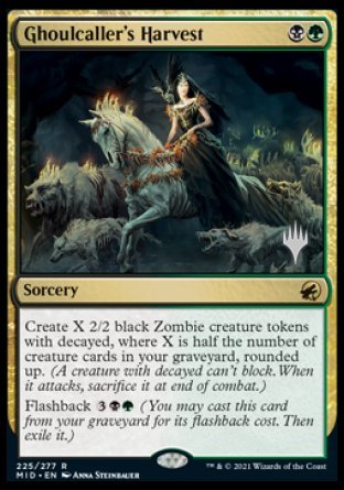 Ghoulcaller's Harvest (Promo Pack) [Innistrad: Midnight Hunt Promos] | Silver Goblin