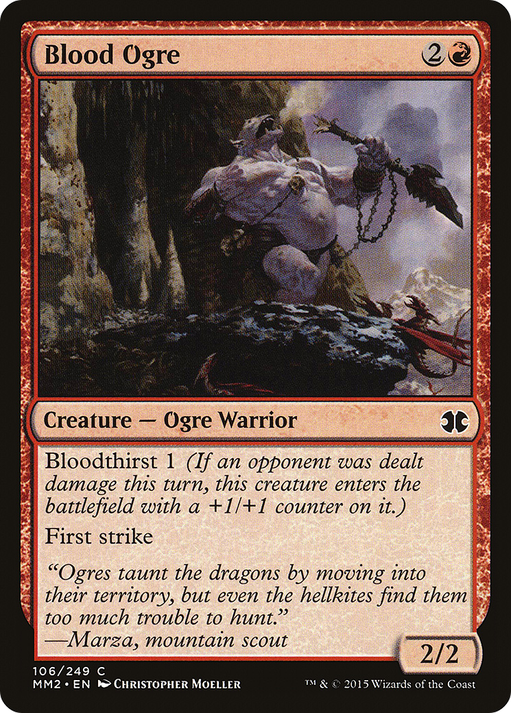Blood Ogre [Modern Masters 2015] Foil