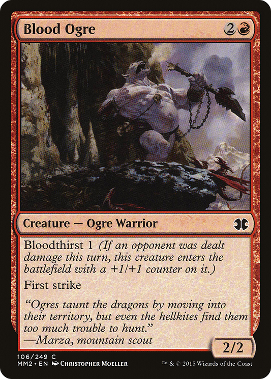 Blood Ogre [Modern Masters 2015] Foil