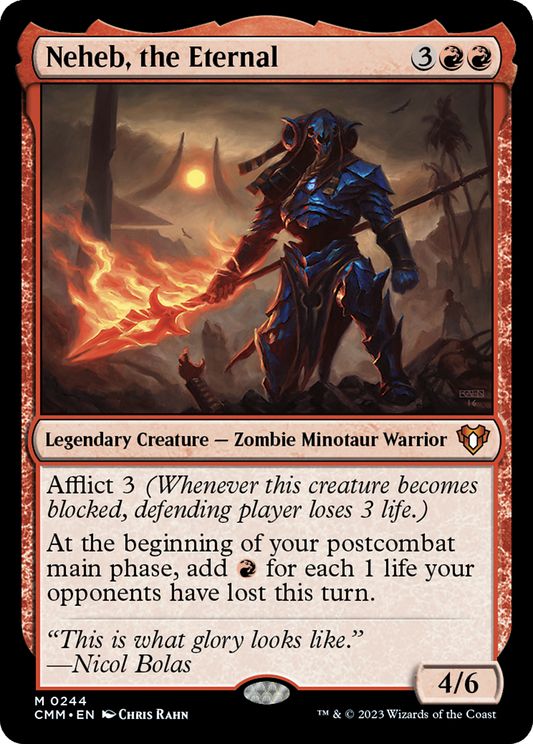 Neheb, the Eternal [Commander Masters] Foil