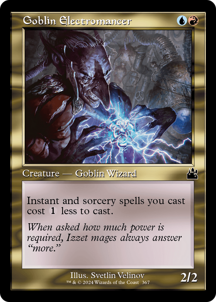 Goblin Electromancer (Retro Frame) [Ravnica Remastered] | Silver Goblin