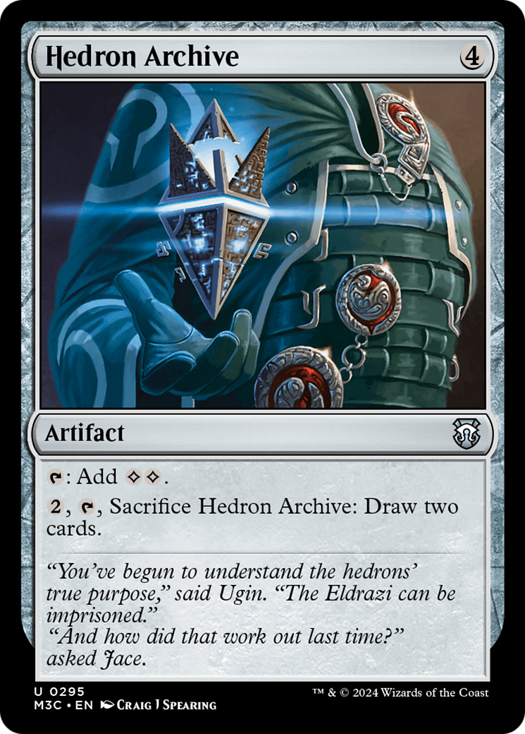 Hedron Archive (Ripple Foil) [Modern Horizons 3 Commander] | Silver Goblin