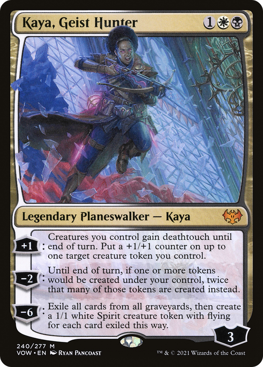Kaya, Geist Hunter [Innistrad: Crimson Vow] Foil