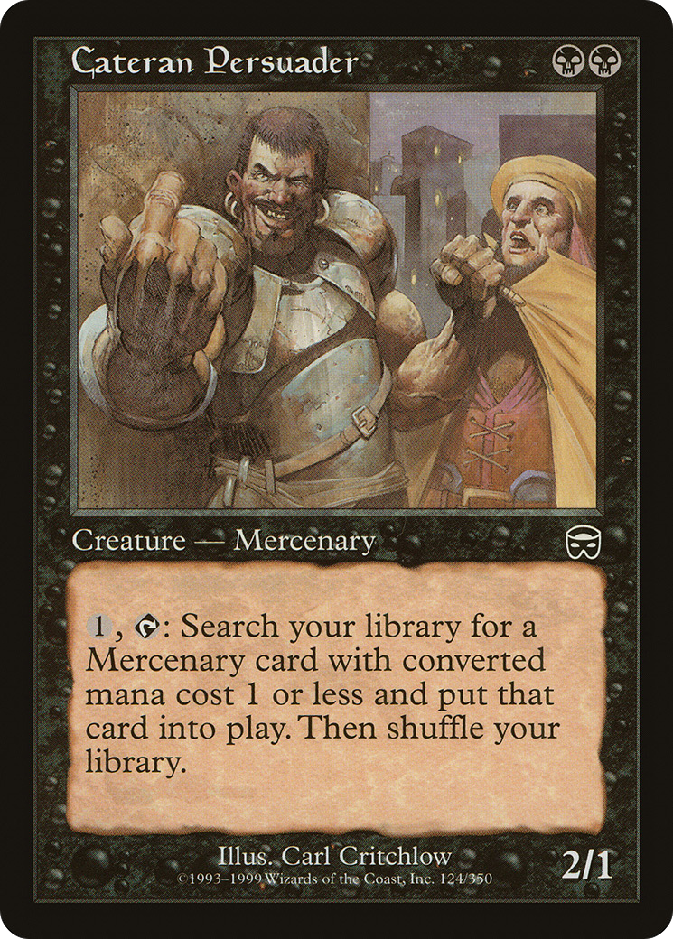 Cateran Persuader [Mercadian Masques] | Silver Goblin