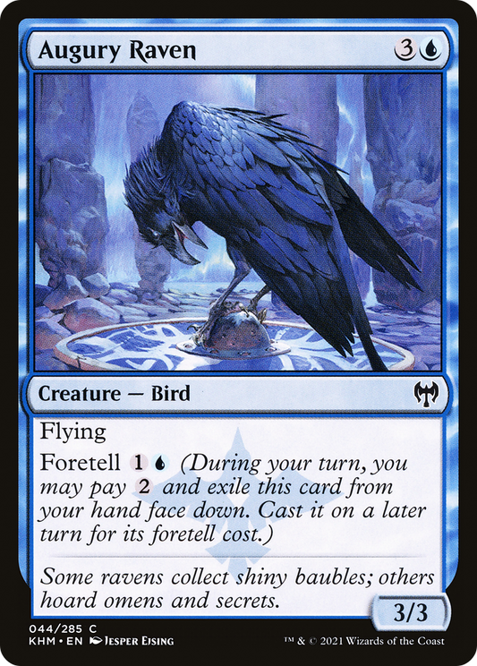 Augury Raven [Kaldheim] Foil