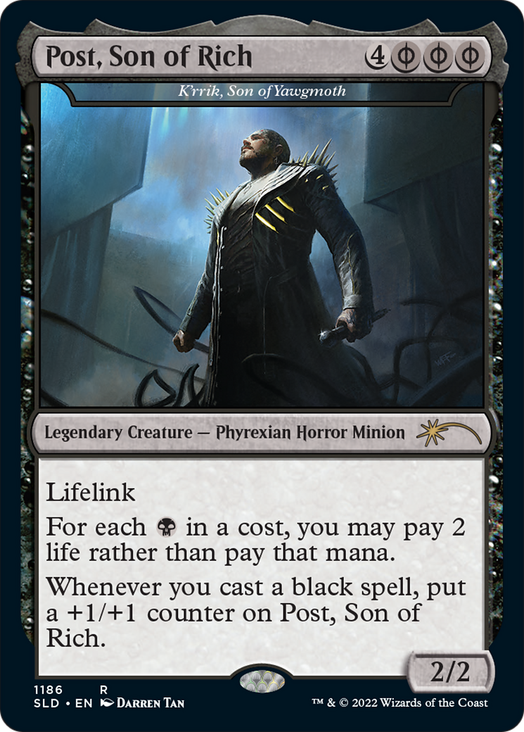 K'rrik, Son of Yawgmoth (1186) Foil - Secret Lair Drop