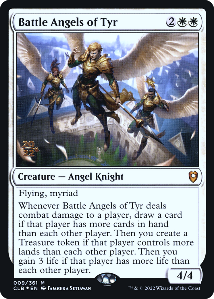 Battle Angels of Tyr [Commander Legends: Battle for Baldur's Gate Prerelease Promos]