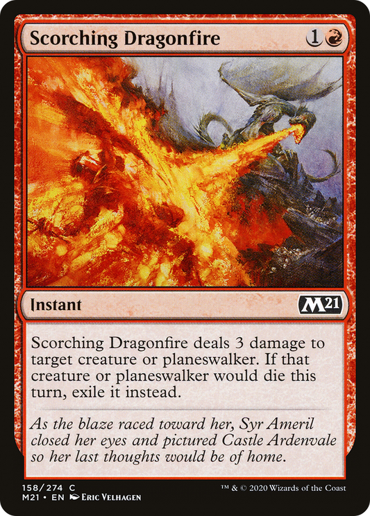 Scorching Dragonfire [Core Set 2021] Foil