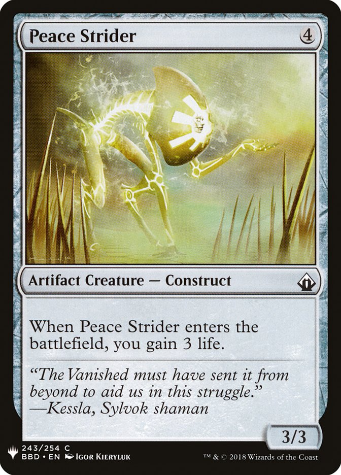 Peace Strider [Mystery Booster] | Silver Goblin
