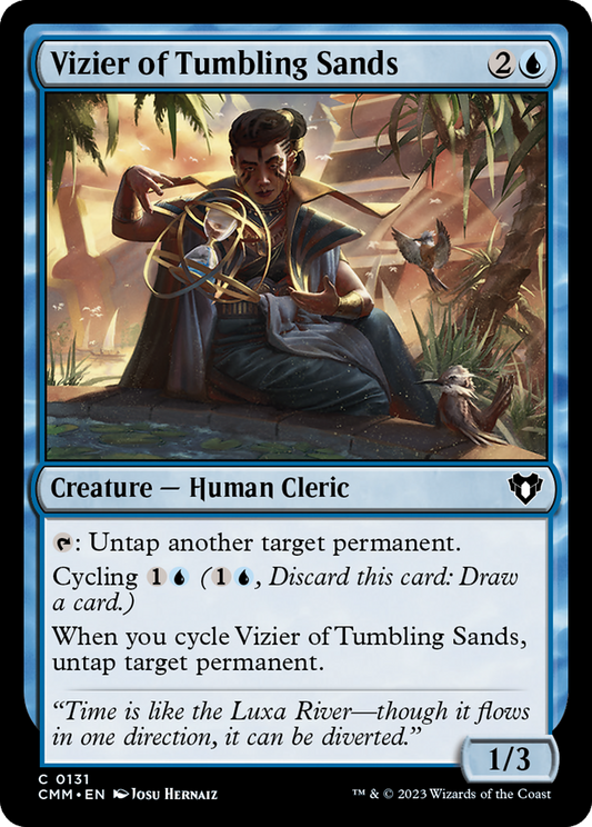 Vizier of Tumbling Sands [Commander Masters] Foil