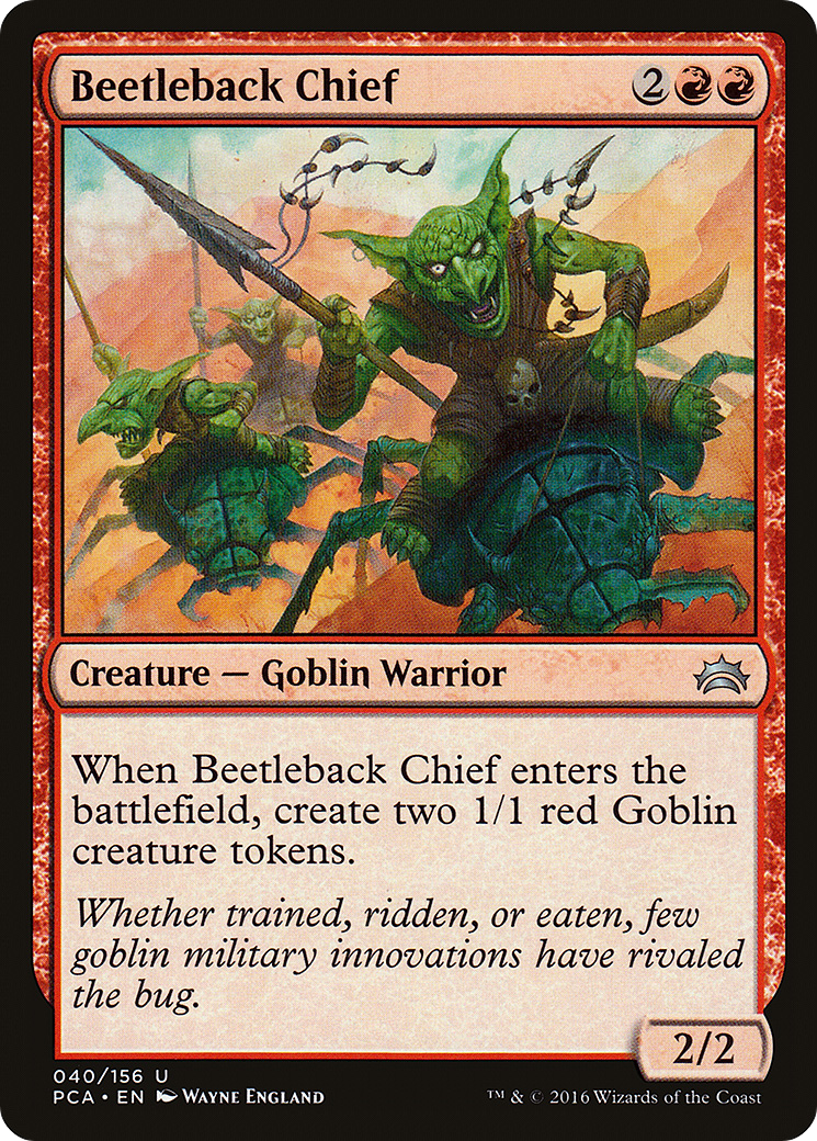 Beetleback Chief [Planechase Anthology] | Silver Goblin