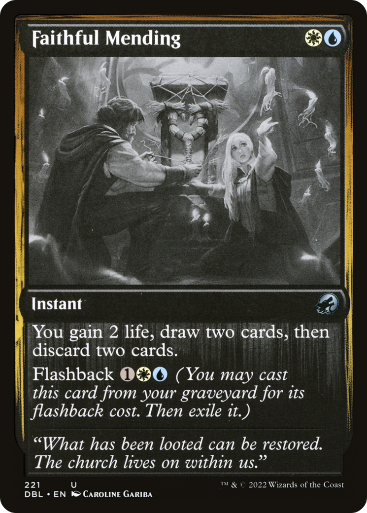 Faithful Mending [Innistrad: Double Feature] Foil