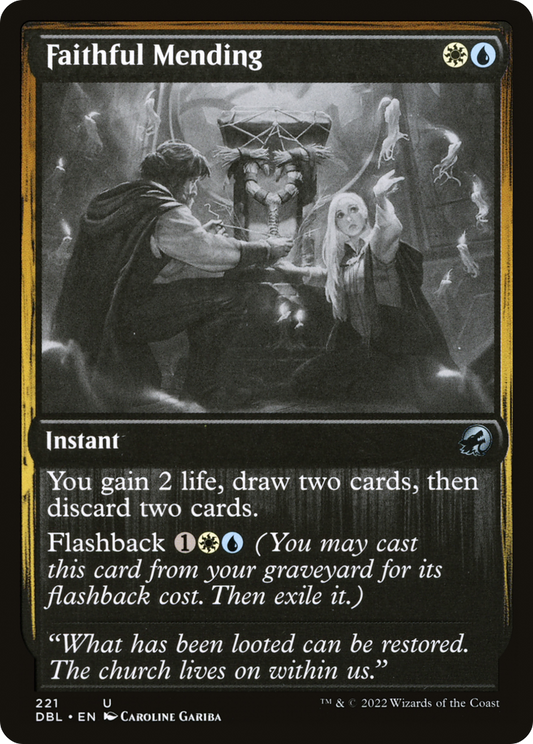 Faithful Mending [Innistrad: Double Feature] Foil
