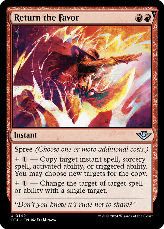 Return the Favor [Outlaws of Thunder Junction] Foil