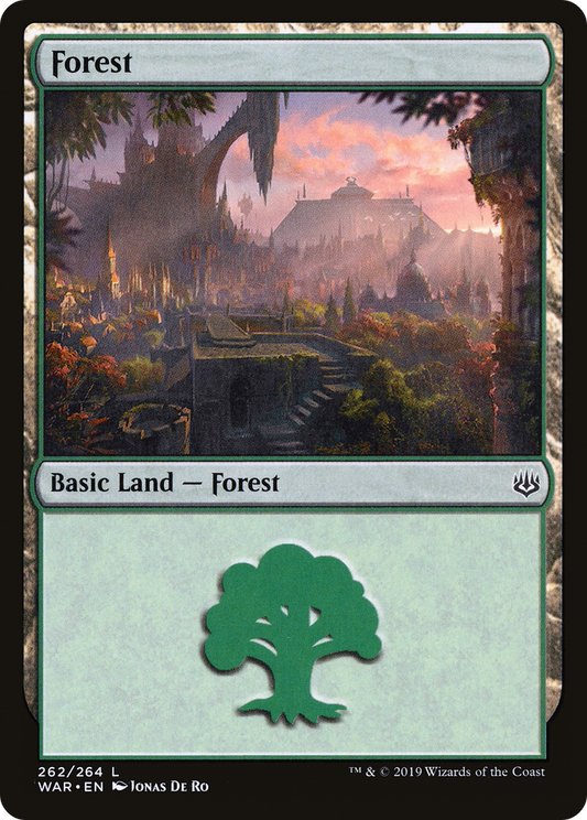 Forest (262) [War of the Spark] Foil