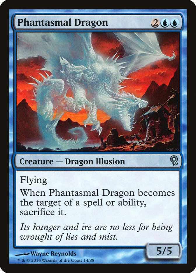 Phantasmal Dragon [Duel Decks: Jace vs. Vraska] | Silver Goblin