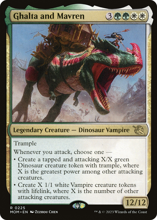 Ghalta and Mavren [March of the Machine] Foil